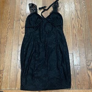 Fashion to Figure Black Lace Intimate Dress